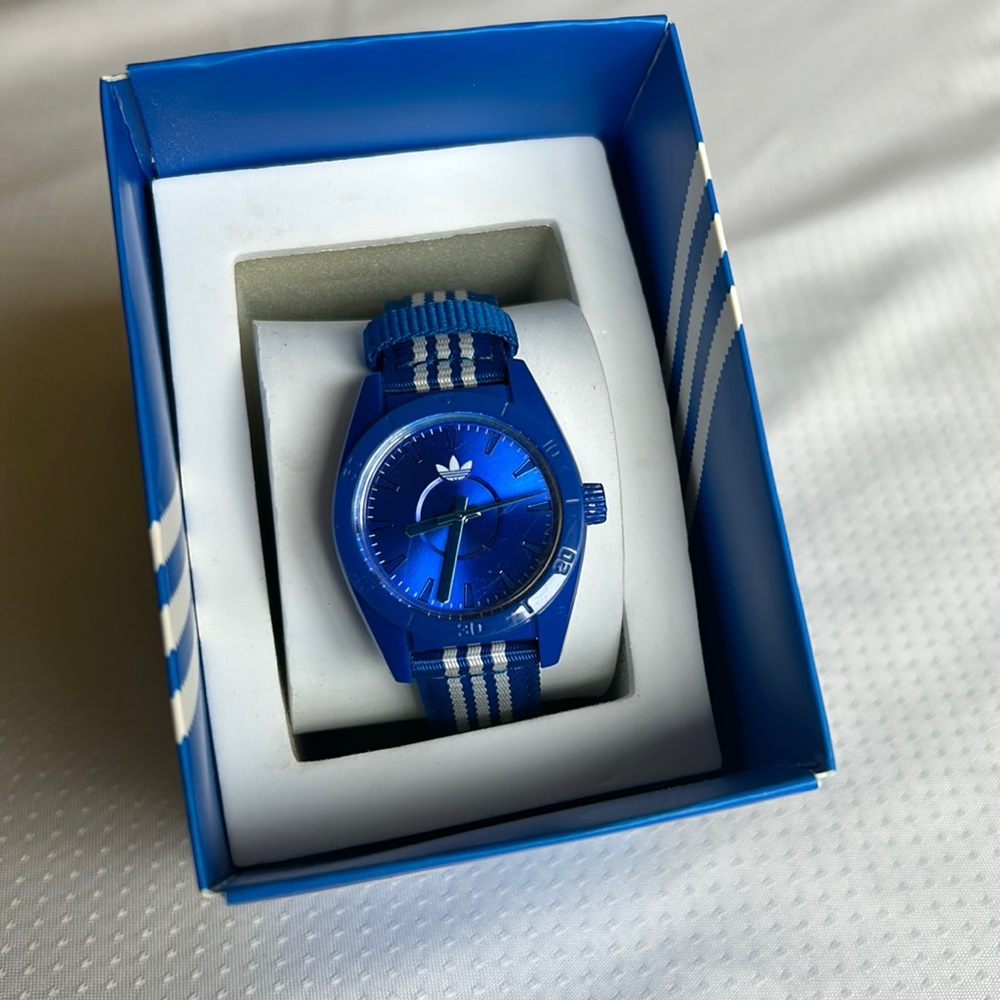 adidas ADH2790 Santiago Mini Blue Dial Nylon Strap Women's Watch